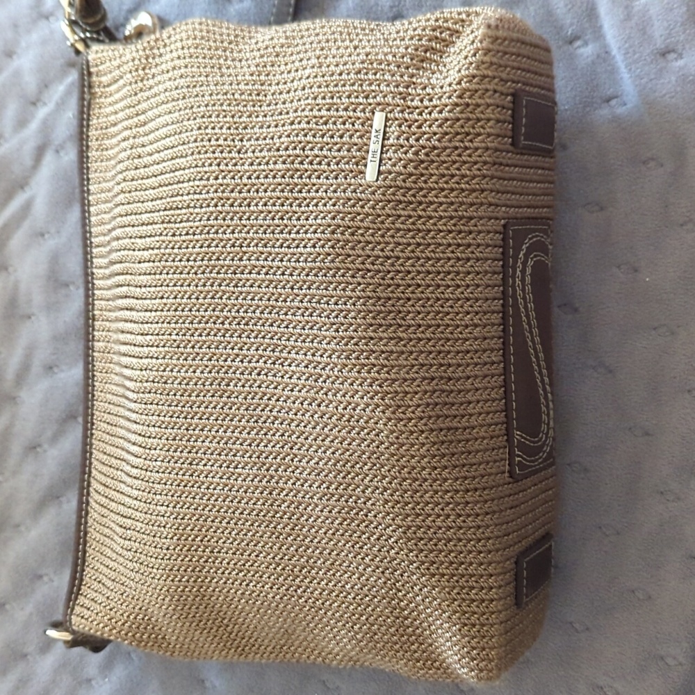 The Sak brown crossbody shoulder bag